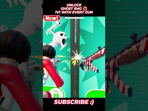 GHOST SMG 1V1 with every gun FORTNITE @hivecr8 hivecr8 #shorts