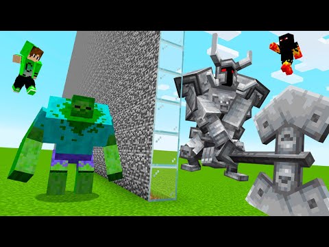 I TROLLED MY FRIEND INTO A MOBS BATTLE IN MINECRAFT