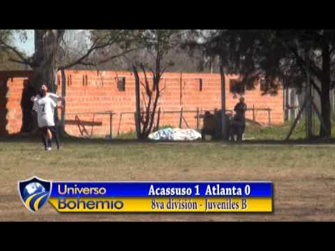Acassuso 1 Atlanta 0 - Juveniles B  8va división