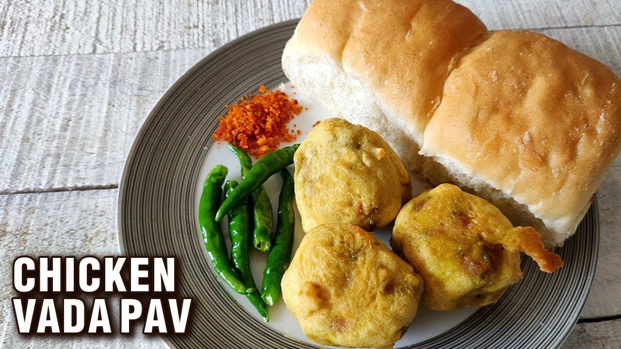 Chicken Vada Pav Recipe | How To Make Chicken Vada | Chicken Snack Recipe By Chef Varun Inamdar