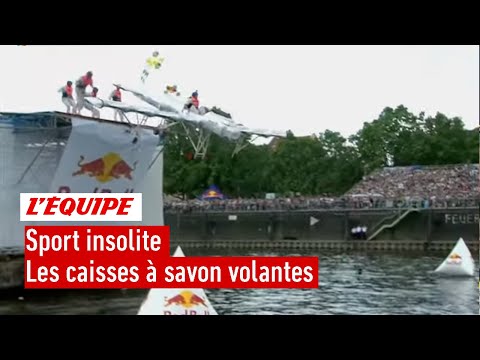 Unusual sport: Flying soapbox cars