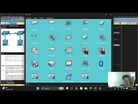 2.9.2 Packet Tracer - Basic Switch and End Device Configuration - Physical