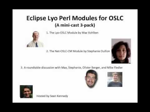 Eclipse Lyo Perl Module roundtable discussion (Lyo + Perl Modules 3/3)