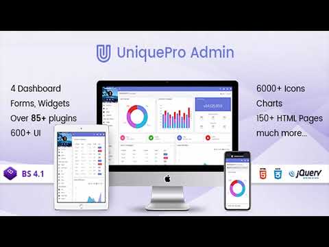 UniquePro Admin - Bootstrap 4 Responsive Admin Templates & Web Apps Dashboards | Themeforest