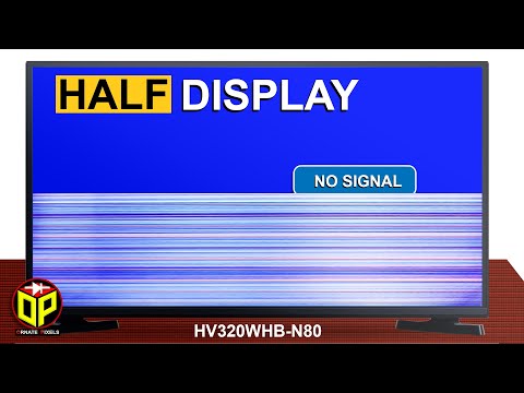 Half Display Problem on LED/LCD TV Screen | HV320WHB-N80 Panel Repair