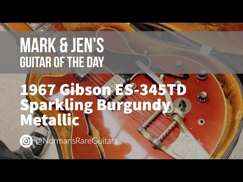 1967 Gibson ES-345TD Sparkling Burgundy Metallic | Guitar of the Day