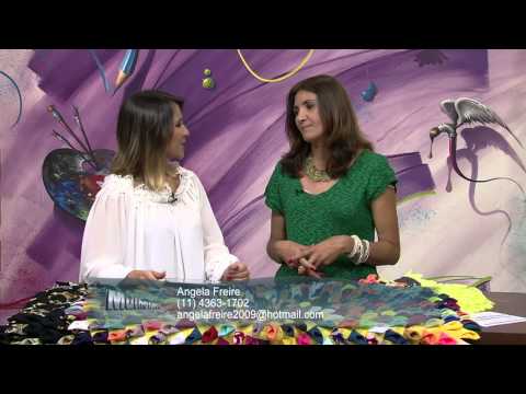 Tapete feito em Seda por Angela Freire - 11/12/2013 - Mulher.com -  P2/2