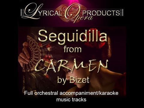 Seguidilla, Carmen - full orch KARAOKE sample