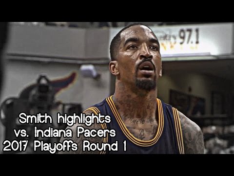 JR Smith 13 pts, 2 ast & 2 reb @ Pacers (2017 NBA Playoffs R1G3) - JR SWISH!