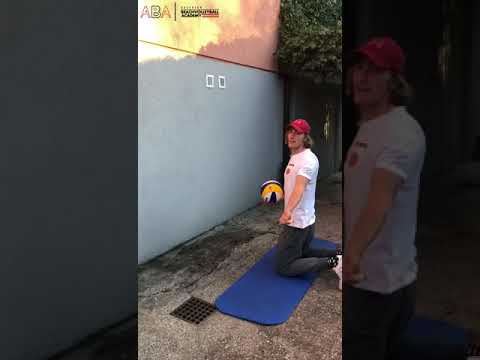 ABA Volleyball Übungen für Kinder - Baggern für Beginner Teil 6