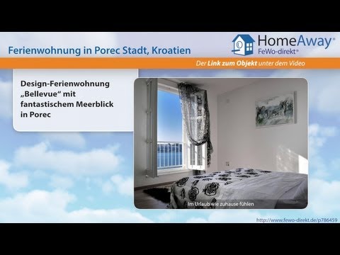 Istrien: Design-Ferienwohnung „Bellevue" mit fantastischem Meerblick in - FeWo-direkt.de Video
