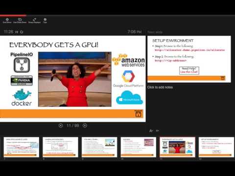 Optimize + Deploy Distributed Tensorflow, Spark, and Scikit-Learn Models on GPUs