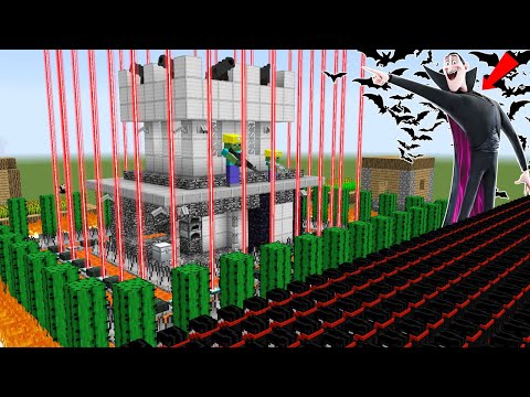 1000$ EN GÜVENLİ EV VS VAMPİR KIYAMETİ 😱 - Minecraft