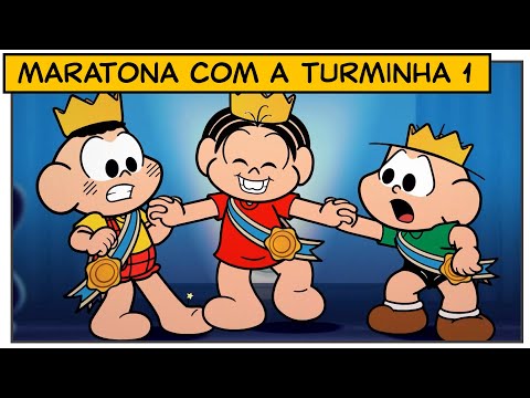Capa de Turma da Mônica - Maratona de 01 hora