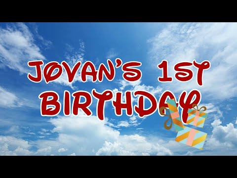 Jovan's extended birthday cut 😉