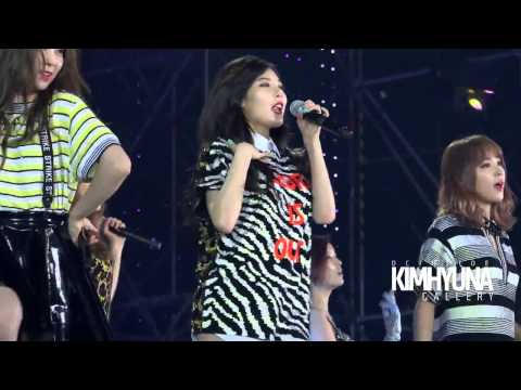 FANCAM 140607 4MINUTE 오늘 뭐해   HYUNA 현아 @ DREAM CONCERT