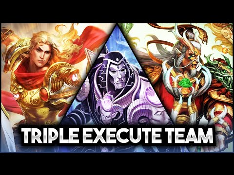 TRIPLE EXECUTE TEAM! - Ranked Joust - Smite