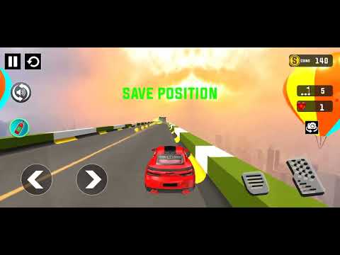 Impossible Car Tracks 3D: All Cars Driving (Orange, Pink,Green, Blue Red) - Android Gameplay 3D
