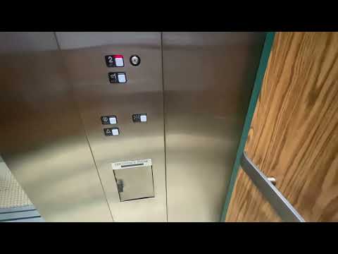 LONG BAR! Schindler MT Hydraulic Elevator @ Bert Fish Historical Building, DeLand, Florida