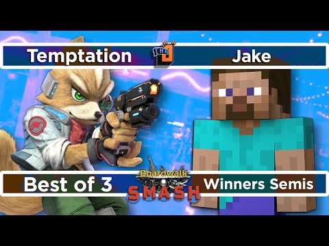 Jake (Steve) vs Temptation (Fox) Winners Semi’s - Boardwalk Smash #29 - SSBU