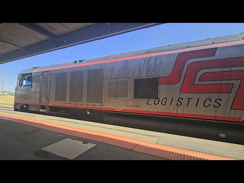 7MA9 SCT down "Dark Ghost #1" (CSR ACD SCT, 85P), Laverton to Penfield, 0955, 25/1/26, Horsham VIC 