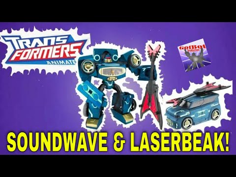 Transformers Animated Soundwave w/ Laserbeak - GotBot True Review NUMBER 1181
