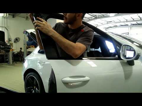 Porsche Macan b pillar trim replacement