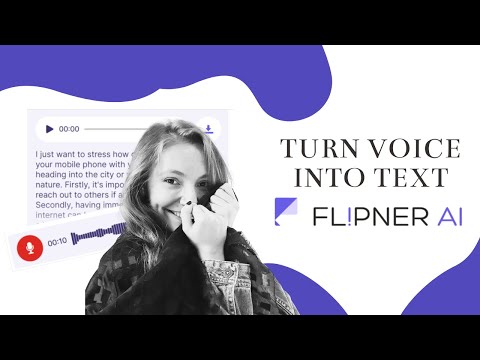 Write Faster - Turn Voice Notes Into Text With Flipner AI
