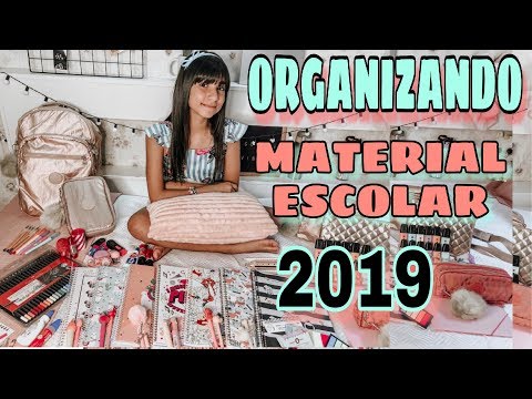 ORGANIZING MY SCHOOL SUPPLIES 2019