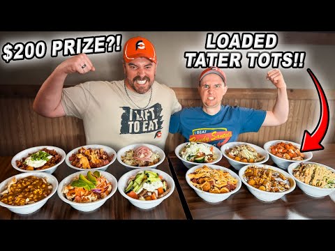 Win $200 by Eating as Many Loaded Tater Tot Bowls as Possible!!