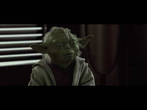 Star Wars Episode II - Attack of the Clones - Obi-Wan Kenobi reports to Yoda and Mace  - 4K ULTRA HD