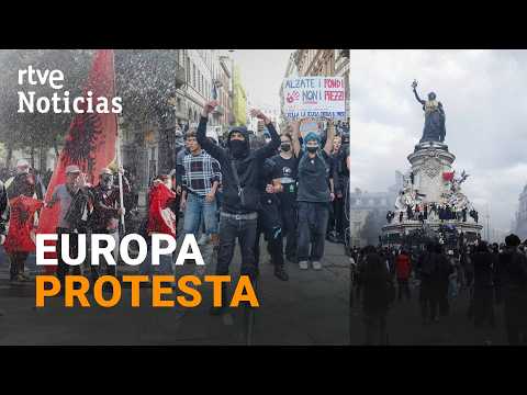 Del toque de queda en Francia al despliegue militar en Italia: Europa se tensa | RTVE Noticias