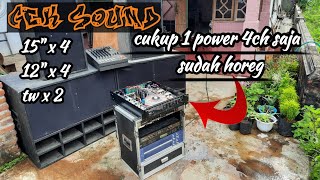 Download lagu CEK SOUND . . Power Rakitan 4ch . DJ pong pong mp3