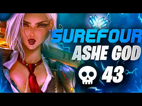 Surefour Hitscan Main Ashe - 43 elims! [ Overwatch Season 30 Top 500 ]