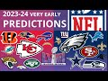 Very Early 2023-24 NFL Playoff Predictions