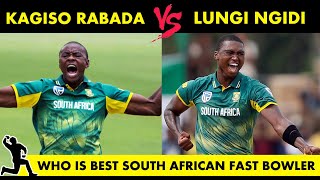 Kagiso Rabada vs Lungi Ngidi Bowling | Personal | Family | ICC and IPL Comparison | Best Fast Bowler