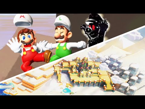 Super Mario Bros. Wonder - World 4: Sunbaked Desert - No Damage 100% Walkthrough