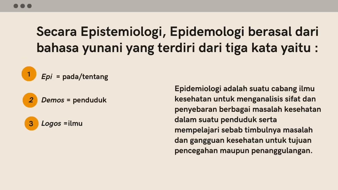 Pengertian, frekuensi, distribusi dan determinan dalam epidemiologi | @studiokesmas