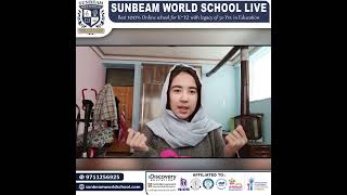 Sunbeam World School Students Conduct Science Experiment 🔬
