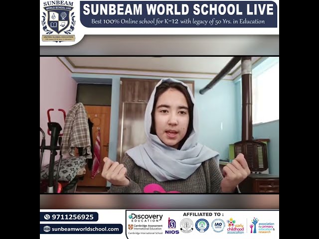 Sunbeam World School Students Conduct Science Experiment 🔬