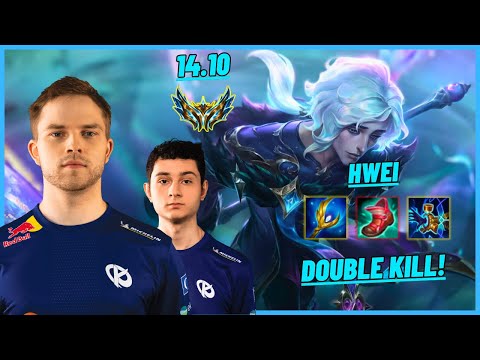 KCB ABBEDAGGE & KCB 113: HWEI VS LEBLANC (MID) DOUBLE KILL - EUW CHALLENGER - PATCH 14.10
