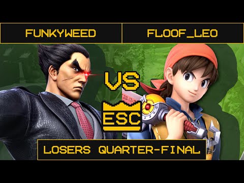 ESC 32 Smash Ultimate Losers Quarter-Final - Funkyweed (Kazuya) Vs. Floof_Leo (Hero)