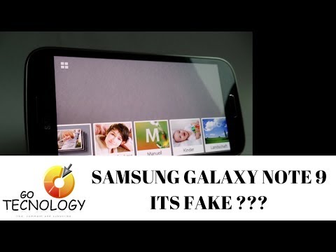 FAKE Samsung Galaxy Note 9 ! Go Tecnology