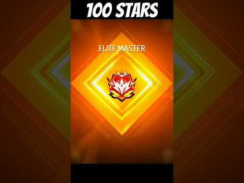 free fire elite master to grandmaster 100 Star's in CS rank 90 to 100 in 22 seconds #shortsfeed