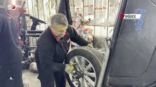 Lastikçilerde Son Gün Yoğunluğu