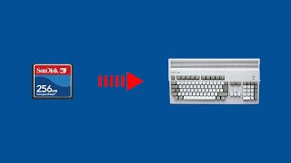Setup CompactFlash Card for Amiga 1200 Computer