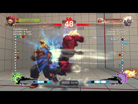 SSFIV AE LIVE PC FightMeGood (Akuma) vs DacoolCarrot (Oni)