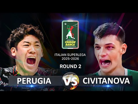 Perugia vs Civitanova | Italian Volleyball SuperLega 2025/2026