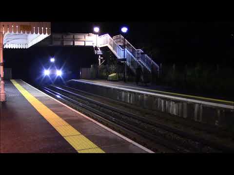 68002/68016 on Low Level Nuclear Waste Train at Charing 2/12/20