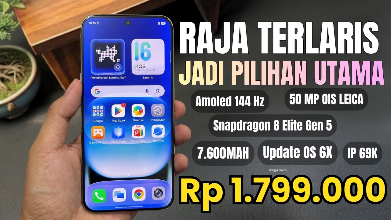 GILA SIH, BARU RILIS LANGSUNG LUDES‼️12/512 GB, 7600mAh, LEICA CAMERA - HP TERBARU PALING LARIS 2026
